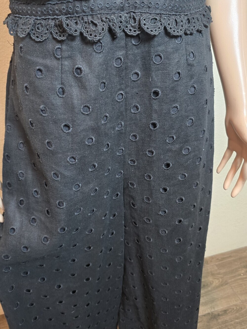 Zimmermann Winsome Black 100% Linen Jumpsuit Size 2 - Picture 15 of 16
